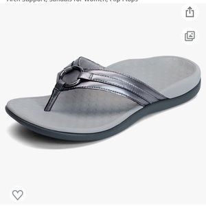 Vionic: Pewter Tide Aloe Orthotic Flip Flop Sandals